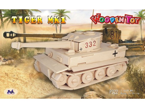 Czołg Tiger I składanka drewniana P322