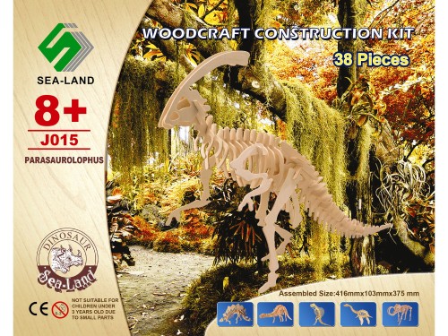 Dinozaur Parasaurolophus składanka J015