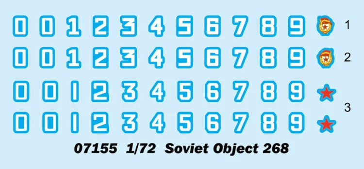Czołg Object 268 Obiekt 268 07155 Trumpeter