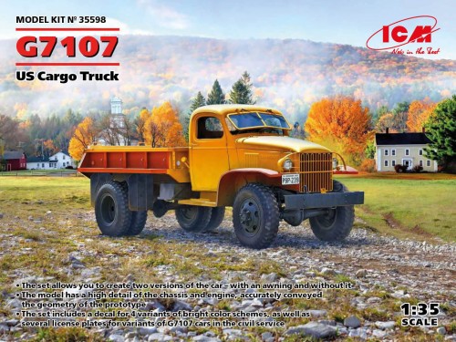 Ciężarówka wojskowa Chevrolet G7107 35598 ICM