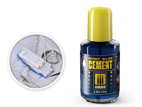 Klej modelarski Night Blue Cement A.MIG-2045 AMMO Mig Jimenez