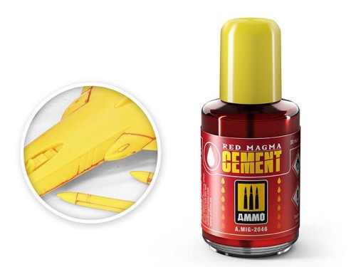 Klej modelarski Red Magma Cement A.MIG-2046 AMMO Mig Jimenez