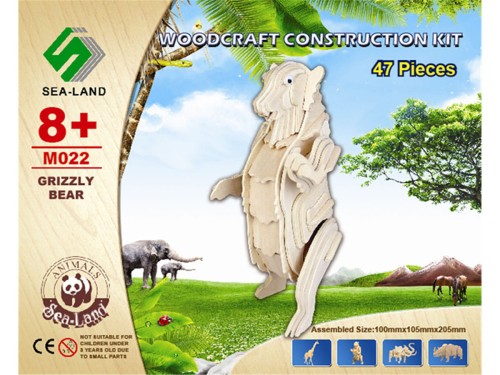 Niedźwiedź Grizzly Grizli składanka M022