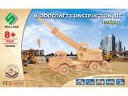 Samochód ciężarowy dźwig składanka puzzle 3D P028 Sea-Land