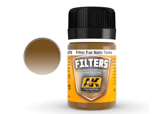 Filtr Filters Dark brown for NATO tanks AK076 AK Interactive