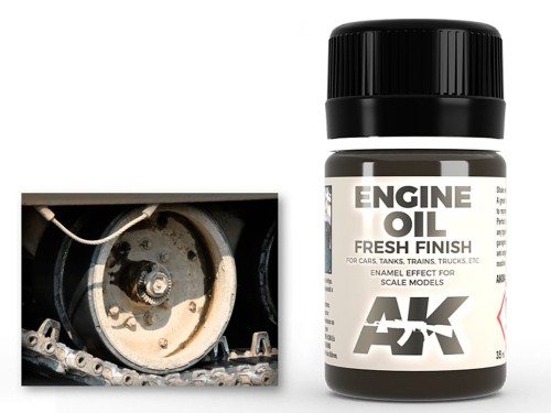 Weathering Engine oil fresh finish AK084 AK Interactive