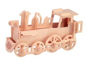 Lokomotywa składanka drewniana puzzle 3D P005 Sea-Land