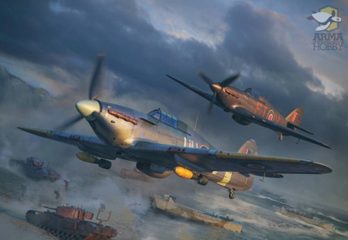Samolot Hawker Hurricane Mk.II A/B/C 70054 Arma Hobby