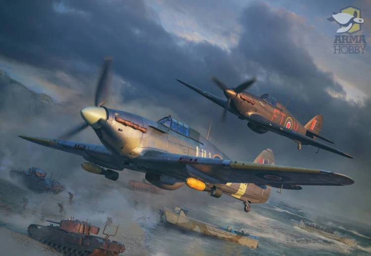 Samolot Hawker Hurricane Mk.II A/B/C 70054 Arma Hobby