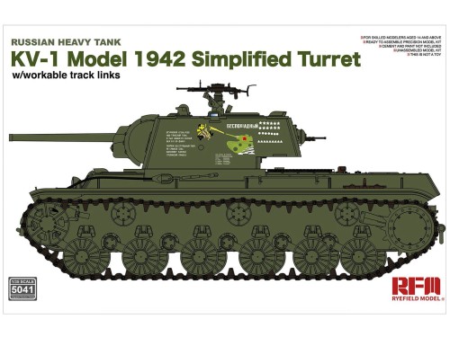 Czołg KV-1 KW-1 model 1942 RM-5041 RFM