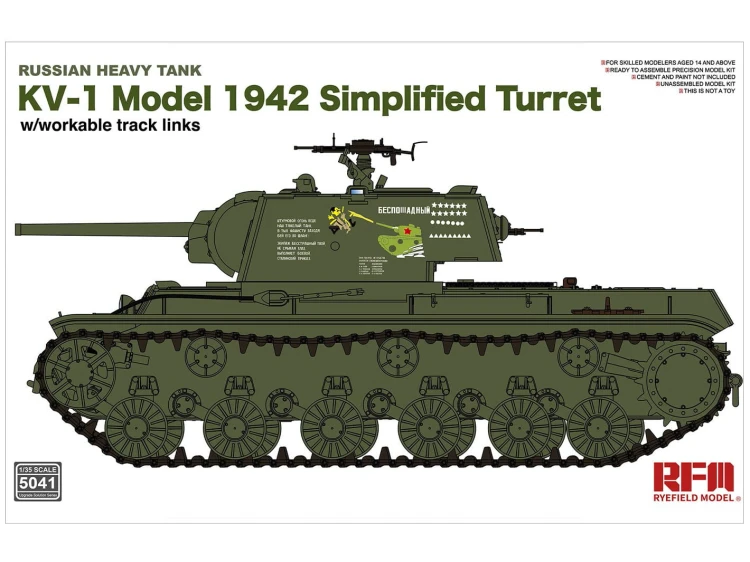 Czołg KV-1 KW-1 model 1942 RM-5041 RFM