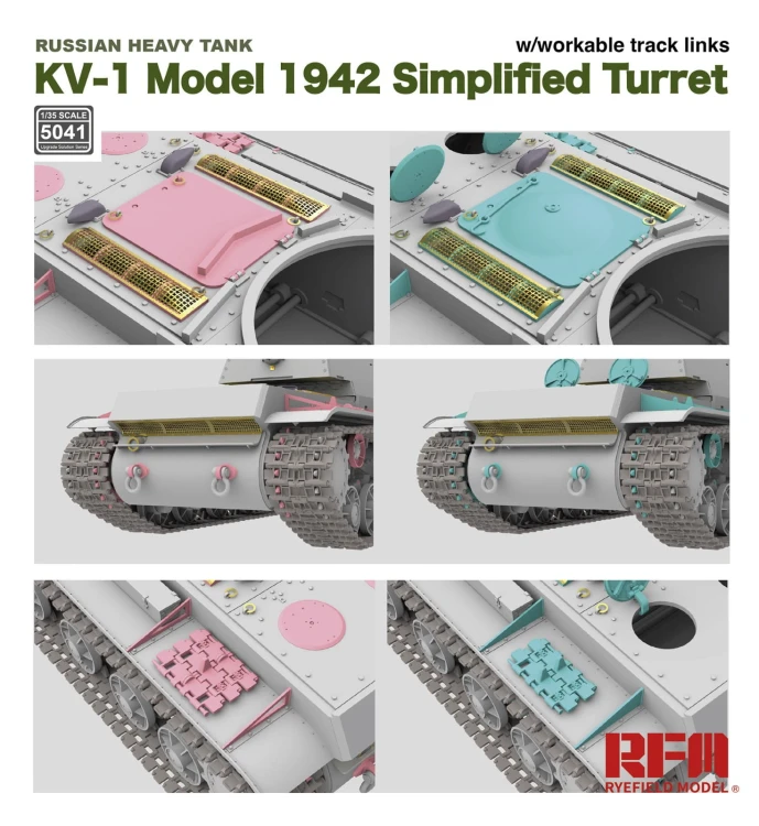 Czołg KV-1 KW-1 model 1942 RM-5041 RFM