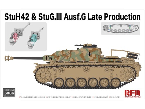 Działo StuH42 StuG Sturmgeschutz III Ausf.G RM-5086 RFM
