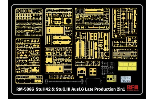 Działo StuH42 StuG Sturmgeschutz III Ausf.G RM-5086 RFM