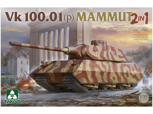 Czołg Vk 100.01(p) Mammut 2156 Takom