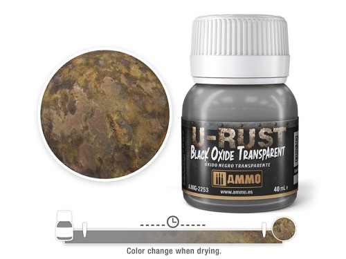 Black Oxide Transparent U-RUST A.MIG-2253 AMMO Mig Jimenez