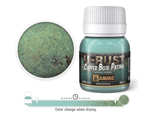 Copper blue patina U-RUST A.MIG-2255 AMMO Mig Jimenez