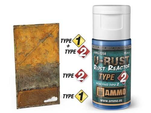 Rust Reactor Type 2 U-RUST A.MIG-2258 AMMO Mig Jimenez