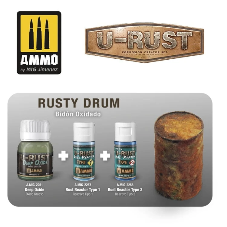 Rust Reactor Type 2 U-RUST A.MIG-2258 AMMO Mig Jimenez
