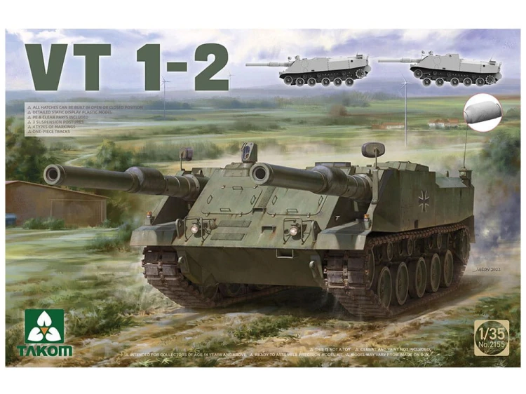 Czołg Versuchstrager VT 1-2 2155 Takom