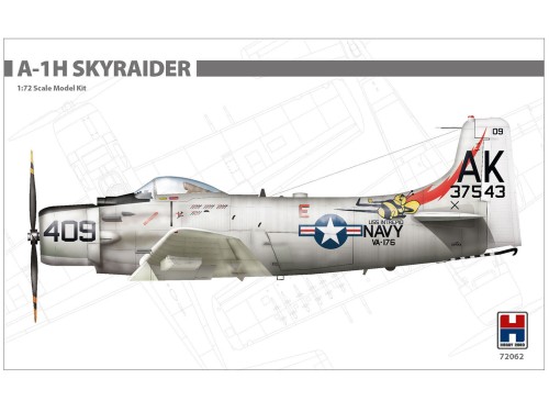 Samolot Douglas A-1H Skyraider 72062 Hobby 2000