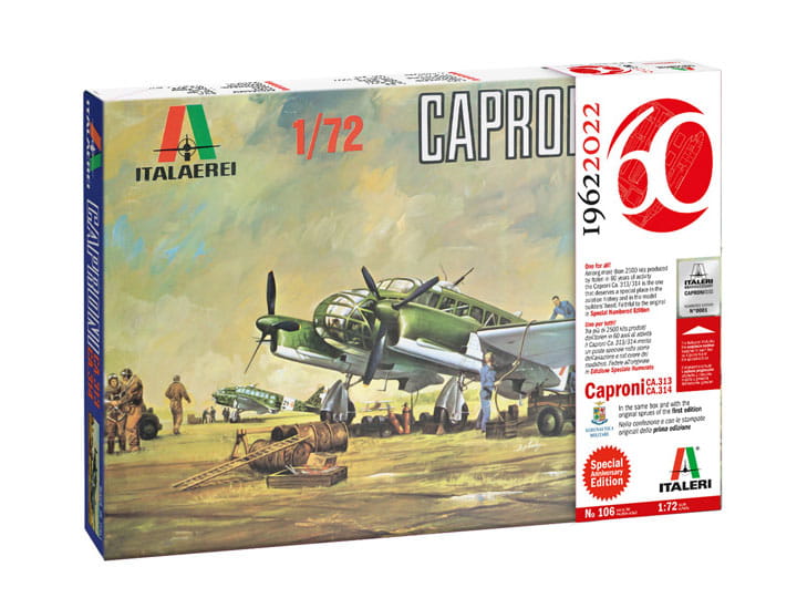 Samolot Caproni Ca.313/314 0106 Italeri