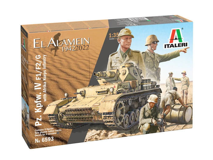 Czołg PzKpfw IV Ausf. F1/F2/G 6593 Italeri