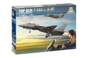 Samolot F-14a Tomcat A-4F Skyhawk 1422 Italeri