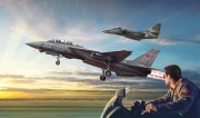 Samolot F-14a Tomcat A-4F Skyhawk 1422 Italeri