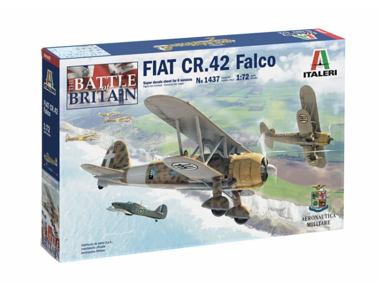 Samolot Fiat CR.42 Falco 1437 Italeri