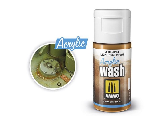 Wash modelarski Light Rust A.MIG-0704 AMMO Mig Jimenez