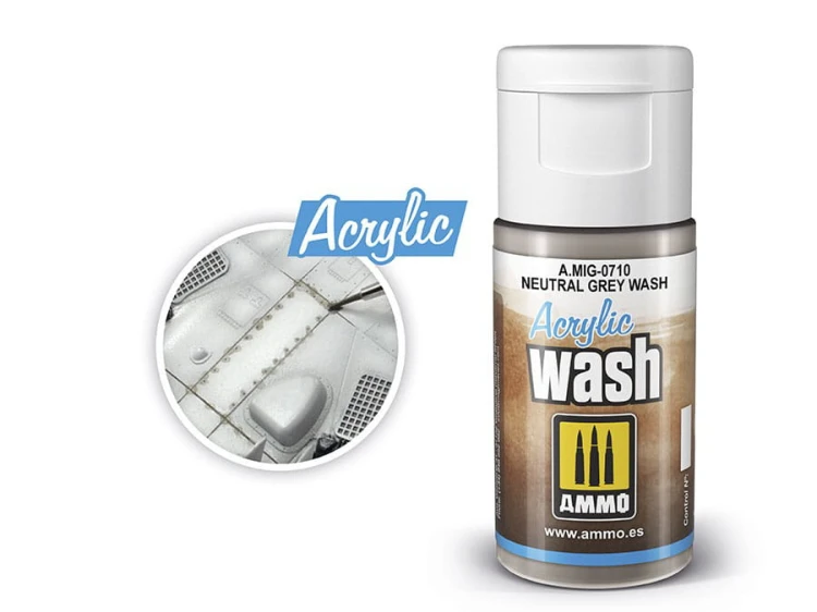 Wash modelarski Neutral Grey A.MIG-0710 AMMO Mig Jimenez