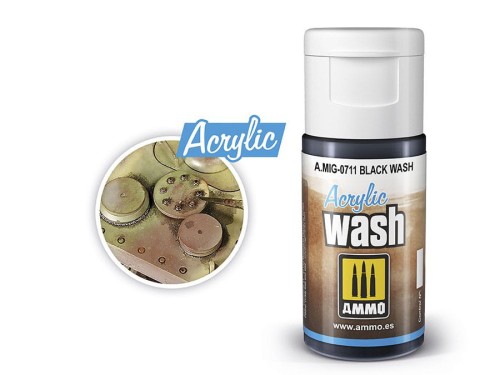Wash modelarski Black A.MIG-0711 AMMO Mig Jimenez