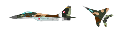 Samolot Mikoyan MiG-29 Polish Air Force 72903 IBG