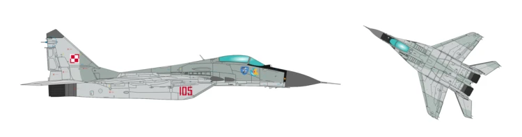 Samolot Mikoyan MiG-29 Polish Air Force 72903 IBG