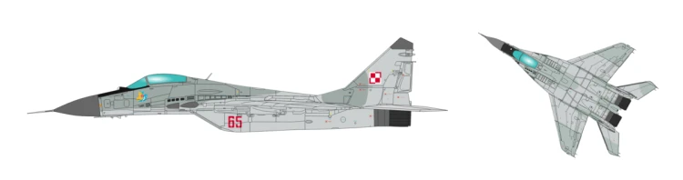 Samolot Mikoyan MiG-29 Polish Air Force 72903 IBG