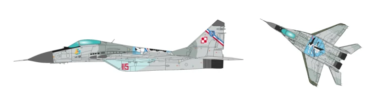 Samolot Mikoyan MiG-29 Polish Air Force 72903 IBG