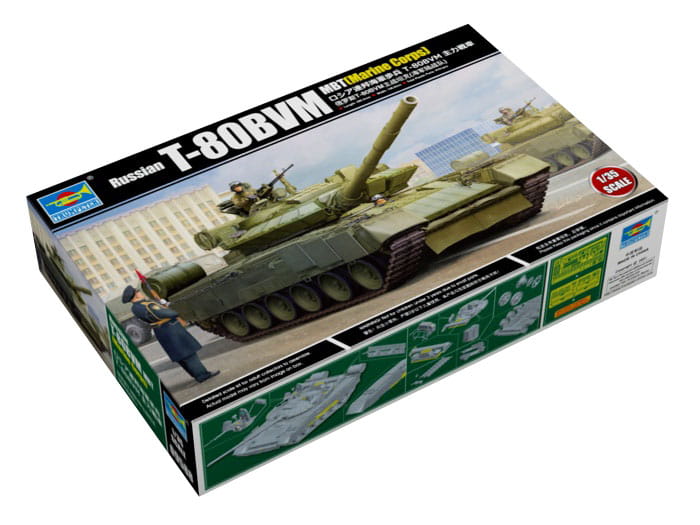 Czołg T-80BVM MBT 09588 Trumpeter