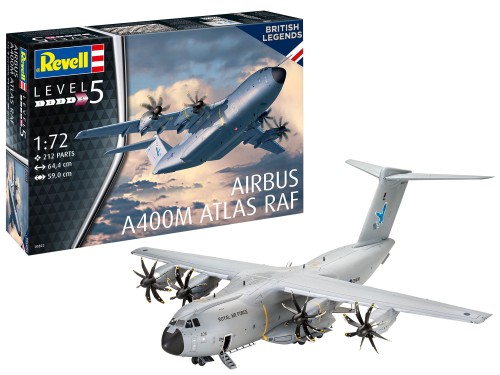 Samolot pasażerski Airbus A400M Atlas RAF 03822 Revell