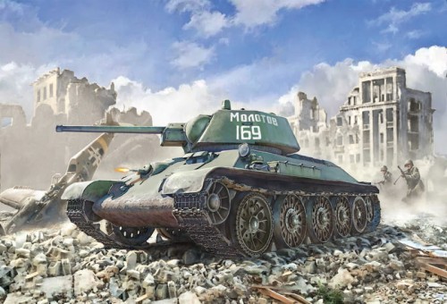 Czołg T-34/76 model 1943 6570 Italeri