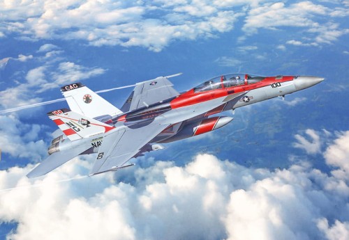 Samolot Boeing F/A-18F Super Hornet 2823 Italeri