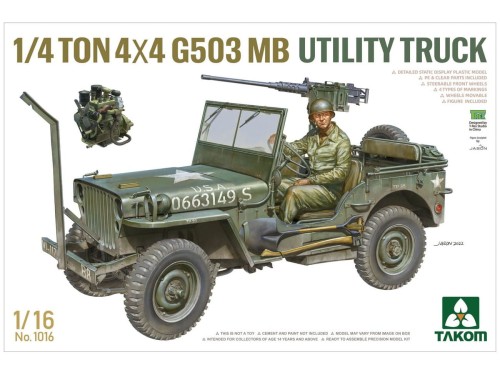 Jeep Willys G503 MB 1/4 Ton 4x4 1016 Takom