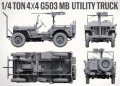 Jeep Willys G503 MB 1/4 Ton 4x4 1016 Takom