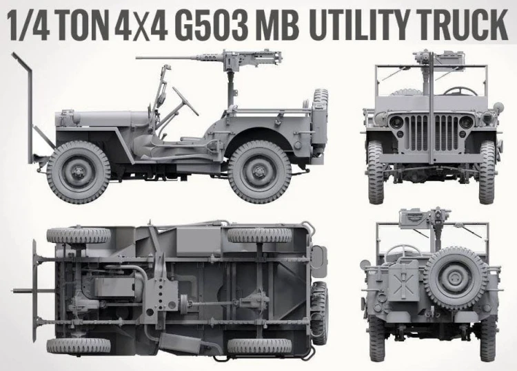 Jeep Willys G503 MB 1/4 Ton 4x4 1016 Takom