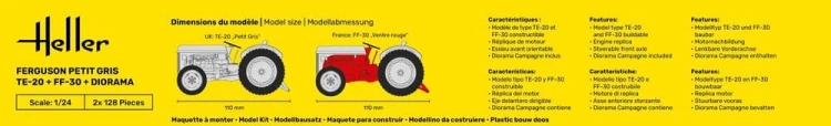 Traktor Ferguson TE-20 i FF-30 50326 Heller
