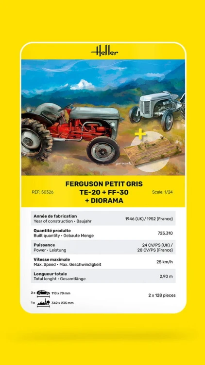 Traktor Ferguson TE-20 i FF-30 50326 Heller
