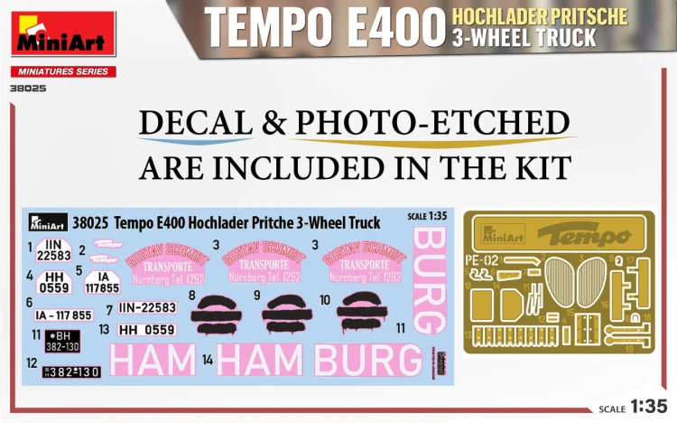 Tempo E400 38025 MiniArt