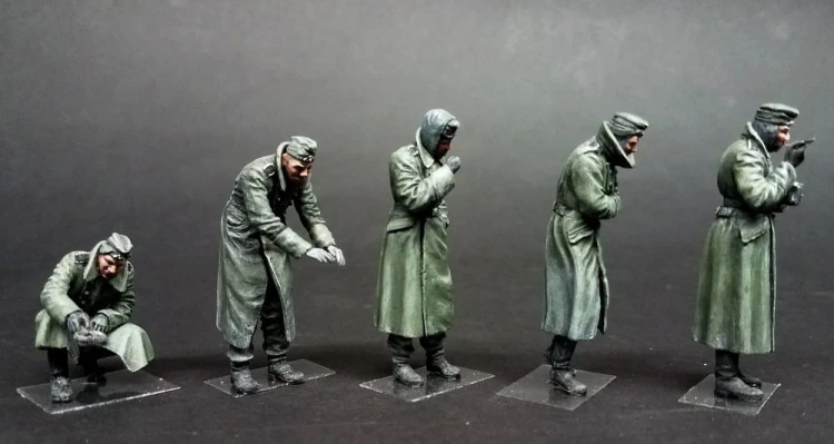 Figurki niemieccy żołnierze zima 1941-42 35218 MiniArt