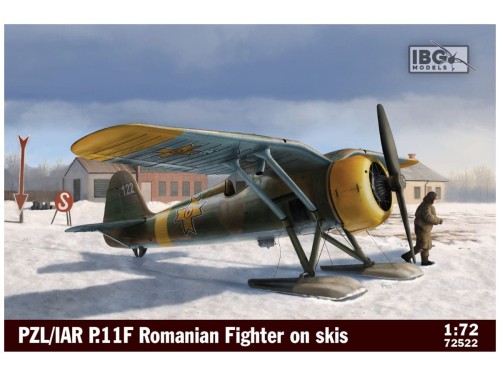 Samolot PZL/IAR P.11F z nartami 72522 IBG