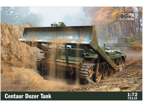 Czołg Centaur Dozer z lemieszem 72110 IBG